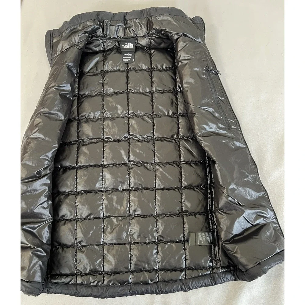 The North Face ThermoBall Eco Vest Mens S Black Puffer Full Zip Insulated Jacket